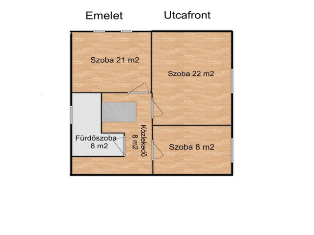 Igényes ház, kis udvarral frekventált helyen eladó