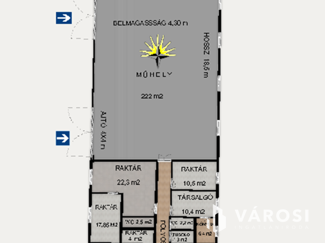 Vásárhelyen kiváló telephelyet kínálok.