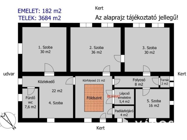 Befektetési lehetőség Vállalkozásra alkalmas 2 szintes ház