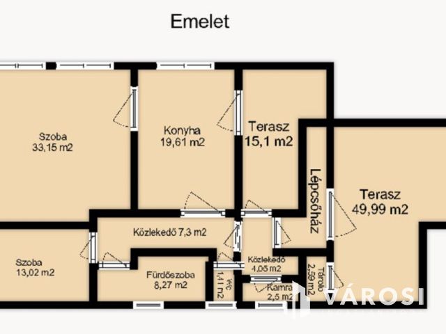 Pilisszentkereszten, három lakásos, családi ház eladó