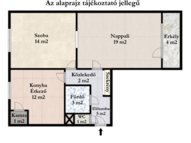 Klasszikus költözhető tégla lakás Orosházán