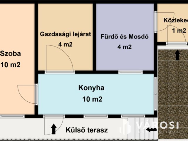 Komló szilvási városrész mögött zártkert házzal eladó!