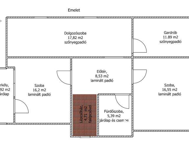 170 m²-es városi villa saját parkkal – a Károlyi telepen